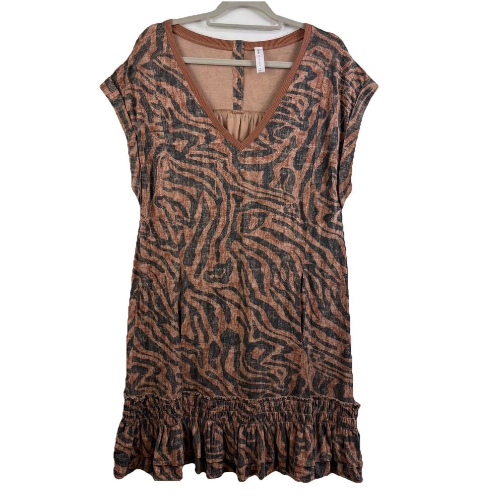 ⭐️Anthropologie ⭐️Leopard Mini Dress - Picture 2 of 15